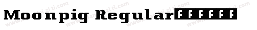 Moonpig Regular字体转换
